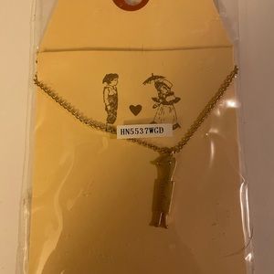 Gold Duck Necklace